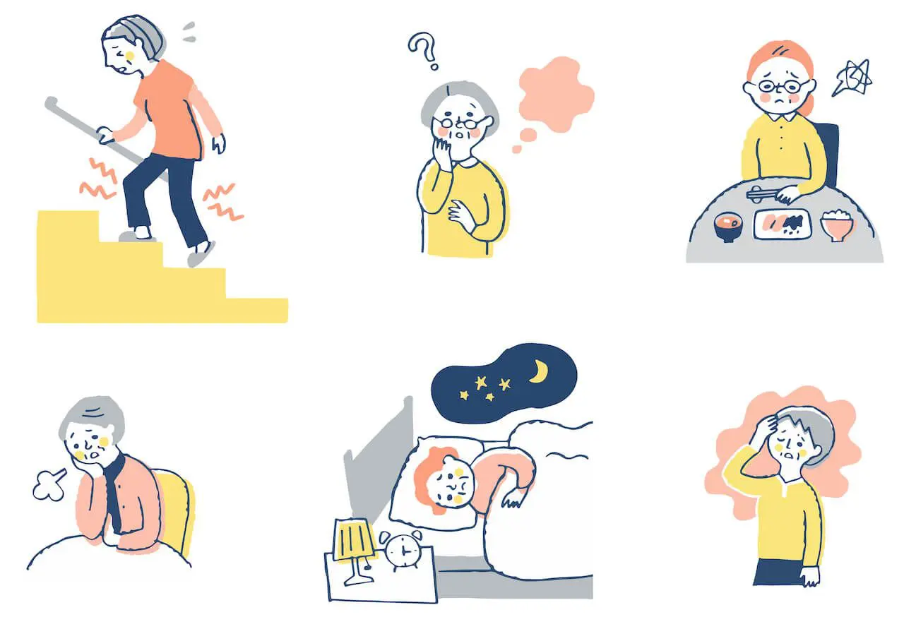 Frailty is used to describe weakness and bad health that are typical for old age.